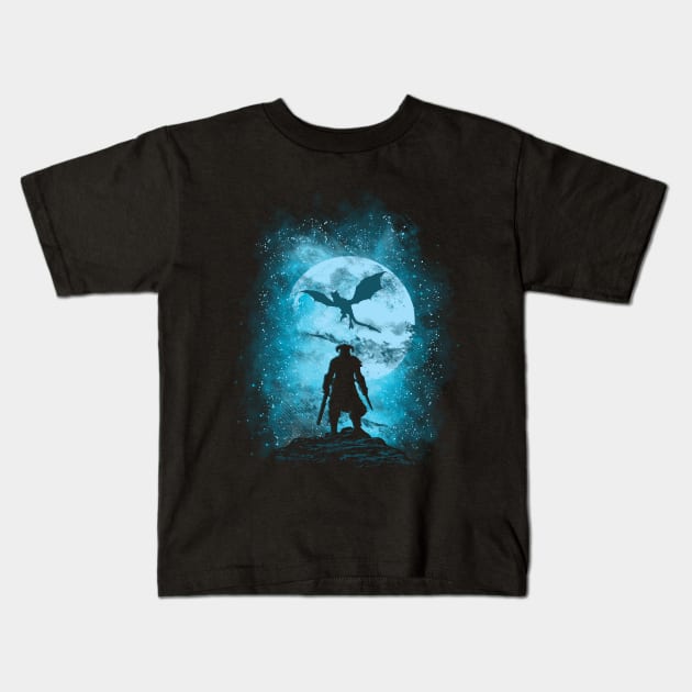 Dragon Slayer Kids T-Shirt by Daletheskater